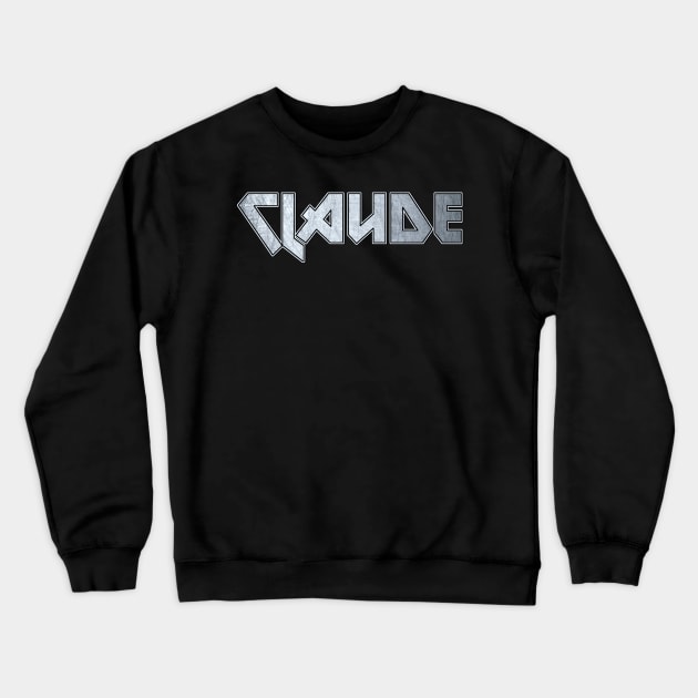 Heavy metal Claude Crewneck Sweatshirt by KubikoBakhar